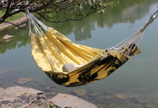 Olefin Warm Quilted Hammock with Pillow 