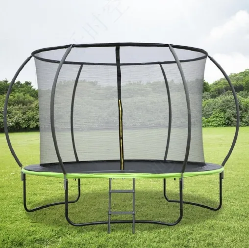 Kid′s Single Outdoor Trampoline 12FT Safe High Elasticity and Convenient 