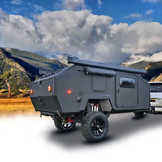 2022 Kinlife New Style Mini off Road Bicycle Camper Trailer Teardrop for Sale 