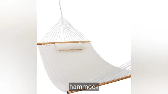 Double Portable Fringe Hammock with Accessories 
