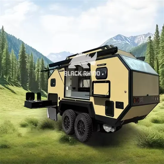 Camper Trailer Travel Trailers Small Caravan Amphibian Camping Trailer 4X4 Offroad Camper 