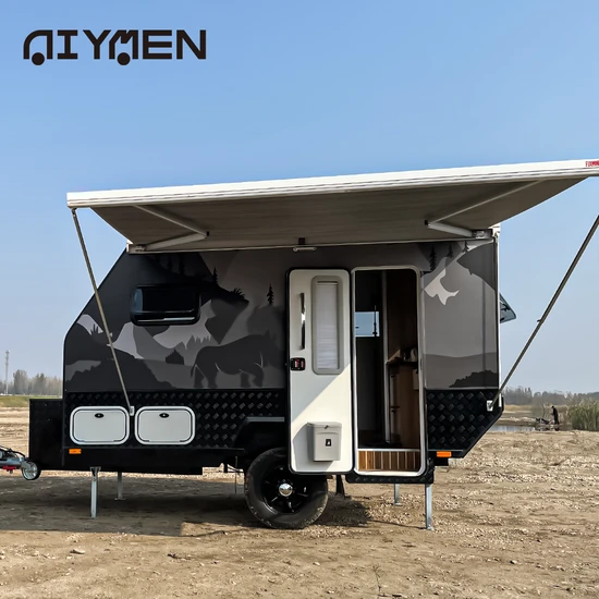 Stylish Hybrid Caravan Featuring Galvanised Chassis and Reliable Brakes 