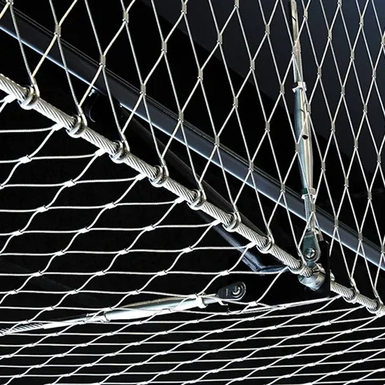 Eyelet Ends Ss 316 Inox Wire Rope Ferrule Flexible X Tend Stainless Steel Cable Mesh 