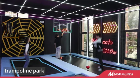 Cheap Kids Soft Mini/Big/Large Bungee Round Jumping Gymnastic Professional Trampoline for Children/Kids Customized Indoor/Outdoor 