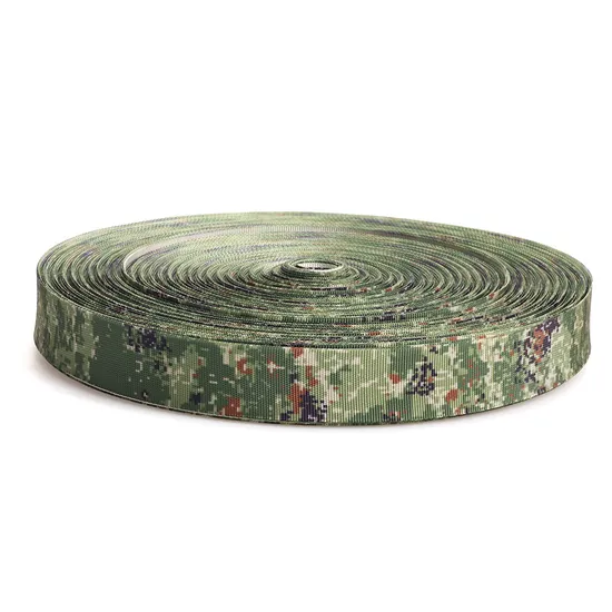 Wholesale Popular Tactical Webbing Camo Straps for Camping Boating Climbing Hammocks 