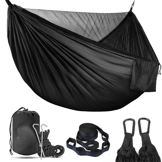 Indoor Outdoor Hiking Portable Camping Lightweight Double Hammock 