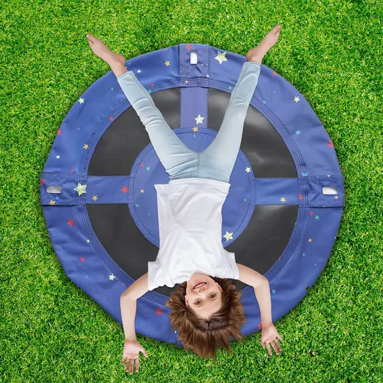 280kg Load Capaclty Oxford Fabrlc Rainbow Tree Saucer Swing Kids Indoor Outdoor Baby Garden Swing 